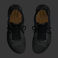 Casual Gray Knit Sneakers With Light Brown Sole And Simple Design