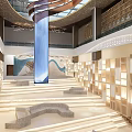 Library 3d model