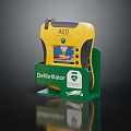 Medical Device AED Defibrillator Portable Emergency Life Saving Equipment With Wall Mount Bracket
