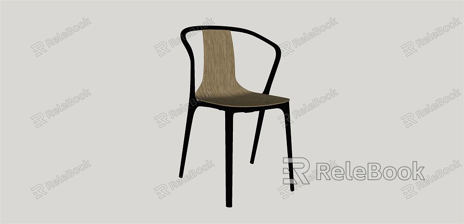 New Chinese Style Single Chair Casual Single Chair Chair model