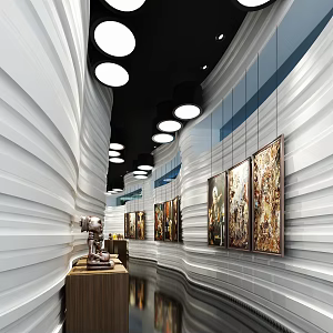 The Modern Corridor 3d model