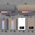 Home Electrical Water Heaters With 60L 80L Capacities And Various Color Options