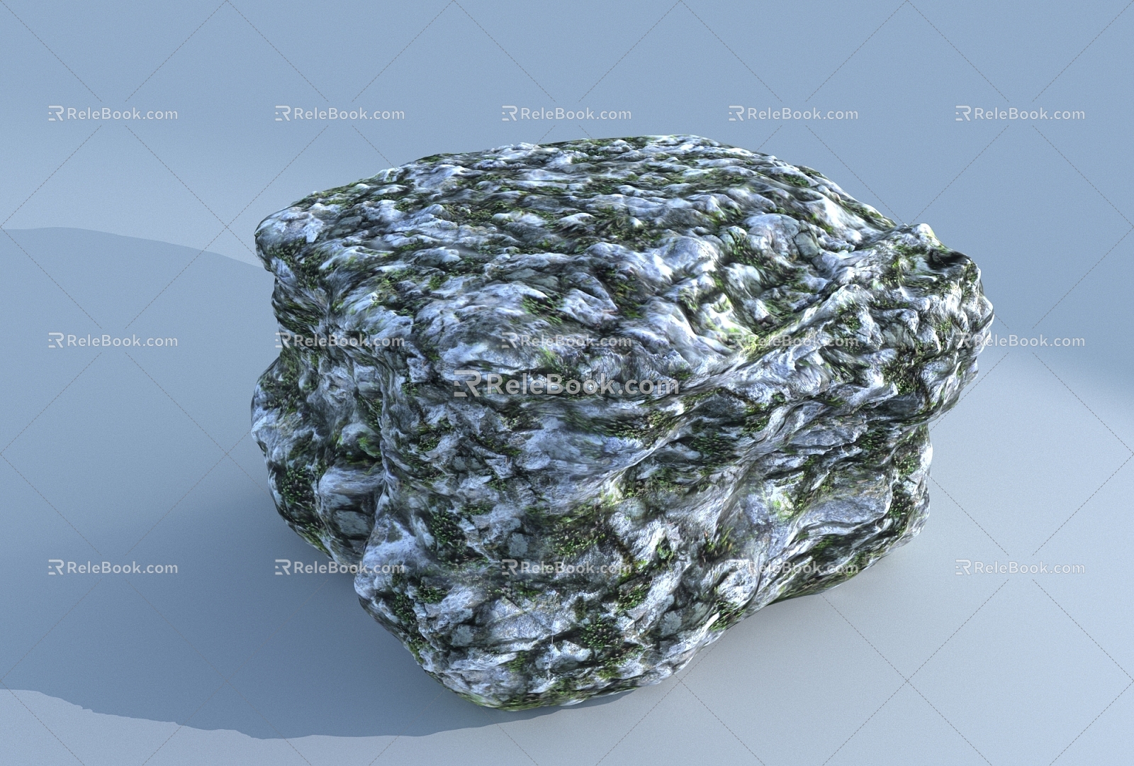 Modern outdoor stone 3d model