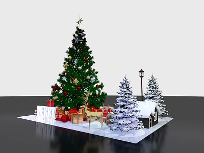 Modern Beauty Chen Christmas Beauty Chen 3d model