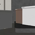 MODLFORM Modern Roller Shutters in Dark Gray Brown White with Stylish Design