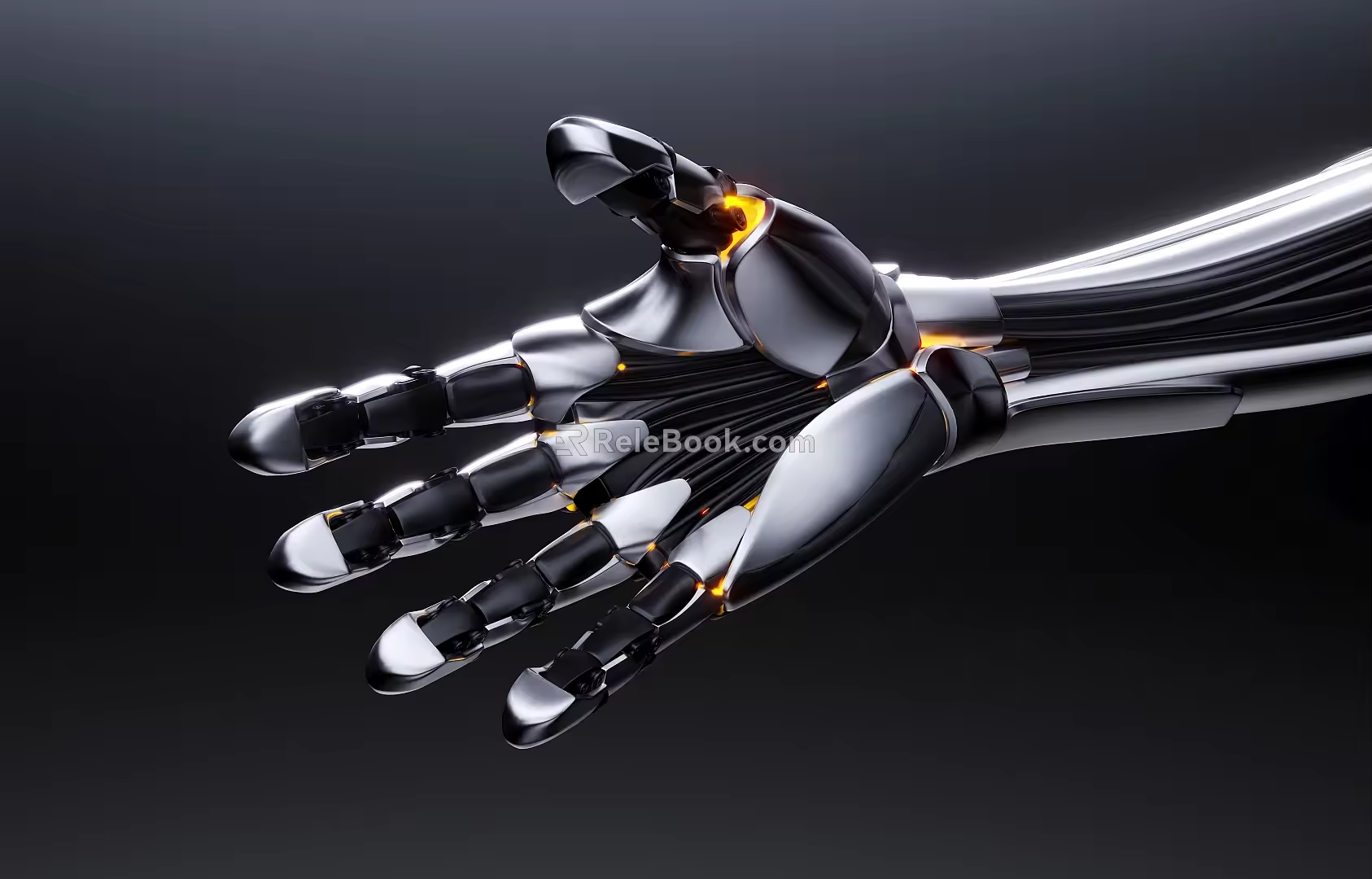Artificial Intelligence Manipulator E-commerce Arm Hand Machinery Artificial Intelligence AI Digital Products Manipulator Machine 3d model