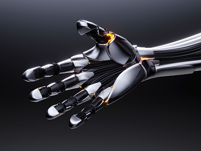 Artificial Intelligence Manipulator E-commerce Arm Hand Machinery Artificial Intelligence AI Digital Products Manipulator Machine 3d model