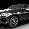 Black BMW Coupe SUV With Sleek Exterior And Alloy Wheels