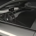 Sleek Silver Audi Sedan Sporty Exterior Design With Dynamic Front Grille And Alloy Wheels