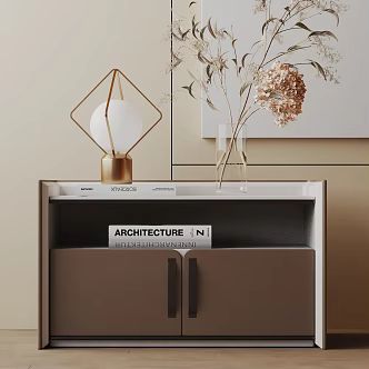 Modern Bedside Cabinet 3d model