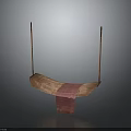 Modern Wooden Hanging Chair Home Furniture With Soft Fabric Seat And Minimalist Design