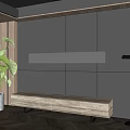Quiet Bench 3d model