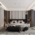 Modern Bedroom Interior Design With King Bed Nightstands Table Lamps And Accent Rug