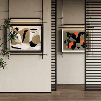 decorative painting 3d model