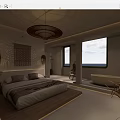 Hotel Guest Room Featuring Wooden Platform Bed White Bedding Freestanding Bathtub and Sea View Window