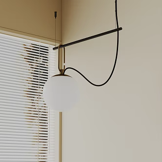 Modern chandelier 3d model