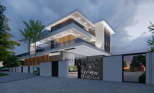 Modern Villa 3d model