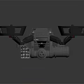 Professional Grade Compact Drone With Four Rotors And Black Body Design