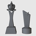 Modern Trophy 3d model