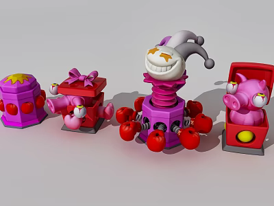 Modern Toys 3d model Modern Toys 3d model