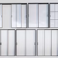 Various Sliding Door Designs With Glass Panels And Louver Styles For Interior