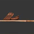 Fresh Sliced Bread on Wooden Cutting Board Against Black Background