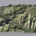 Lush Green Mountain Landscape With Natural Ridges And Dense Vegetation