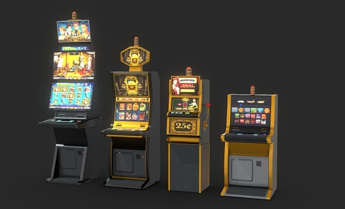 Modern game arcade video game 3d model