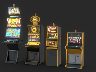 Modern game arcade video game 3d model