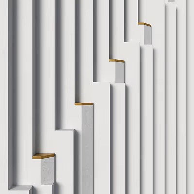 Modern background wall Internet celebrity background wall display background wall 3d model