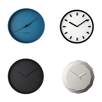 Modern Clock 3d model