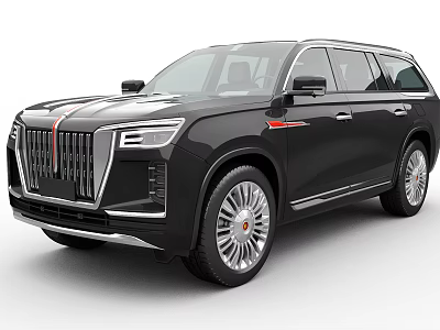 Black Luxury SUV Featuring Chrome Grille Sleek Body Lines And Premium Alloy Rims 3d model