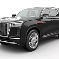 Black Luxury SUV Featuring Chrome Grille Sleek Body Lines And Premium Alloy Rims