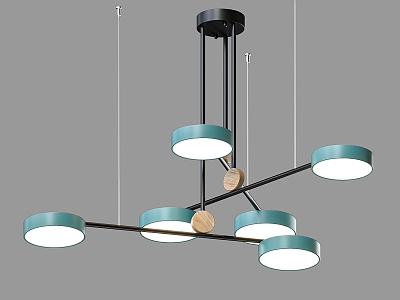 Nordic Simple Chandelier 3d model