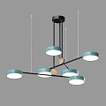 Nordic Simple Chandelier Chandelier 3d model