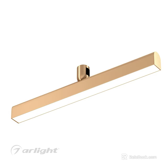 Modern Golden Downlight Spotlight Strip Design Indoor Lighting Fixture For Home Decoration 3d model 