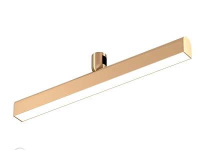 Modern Golden Downlight Spotlight Strip Design Indoor Lighting Fixture For Home Decoration 3d model
