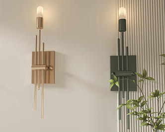 Wall lamp combination 3d model