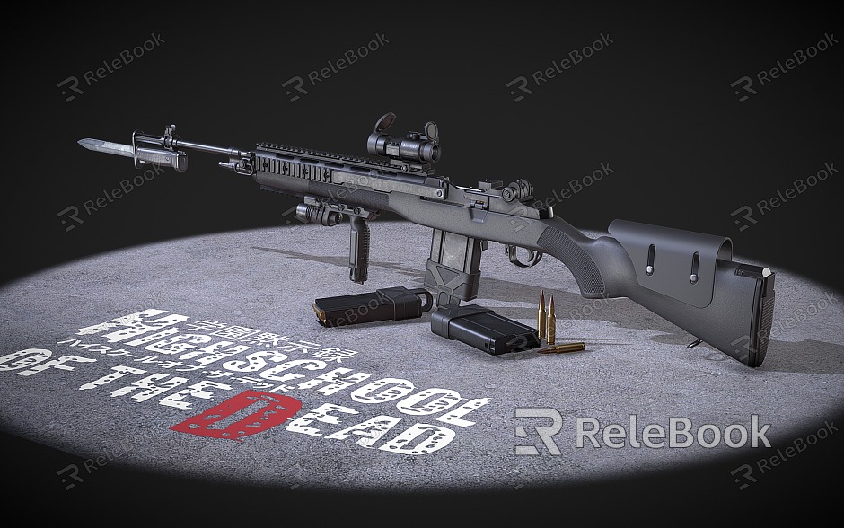 Sniper rifle M1A rifle semi-automatic rifle model