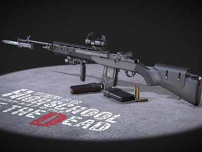 Sniper rifle M1A rifle semi-automatic rifle model