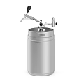 Household Living Supplies Including Silver Barrel Wooden Wine Barrel Tap Container And Blender