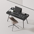 modern desk chair 3d model