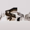 Modern Spiral Staircase Design With Sleek Metal Curved Structure And Wood Interior Decor