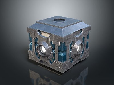 Science Fiction Box Science Fiction Box Military Box Password Box Military Supplies Science Fiction Supplies Science Fiction Password Box 3d model