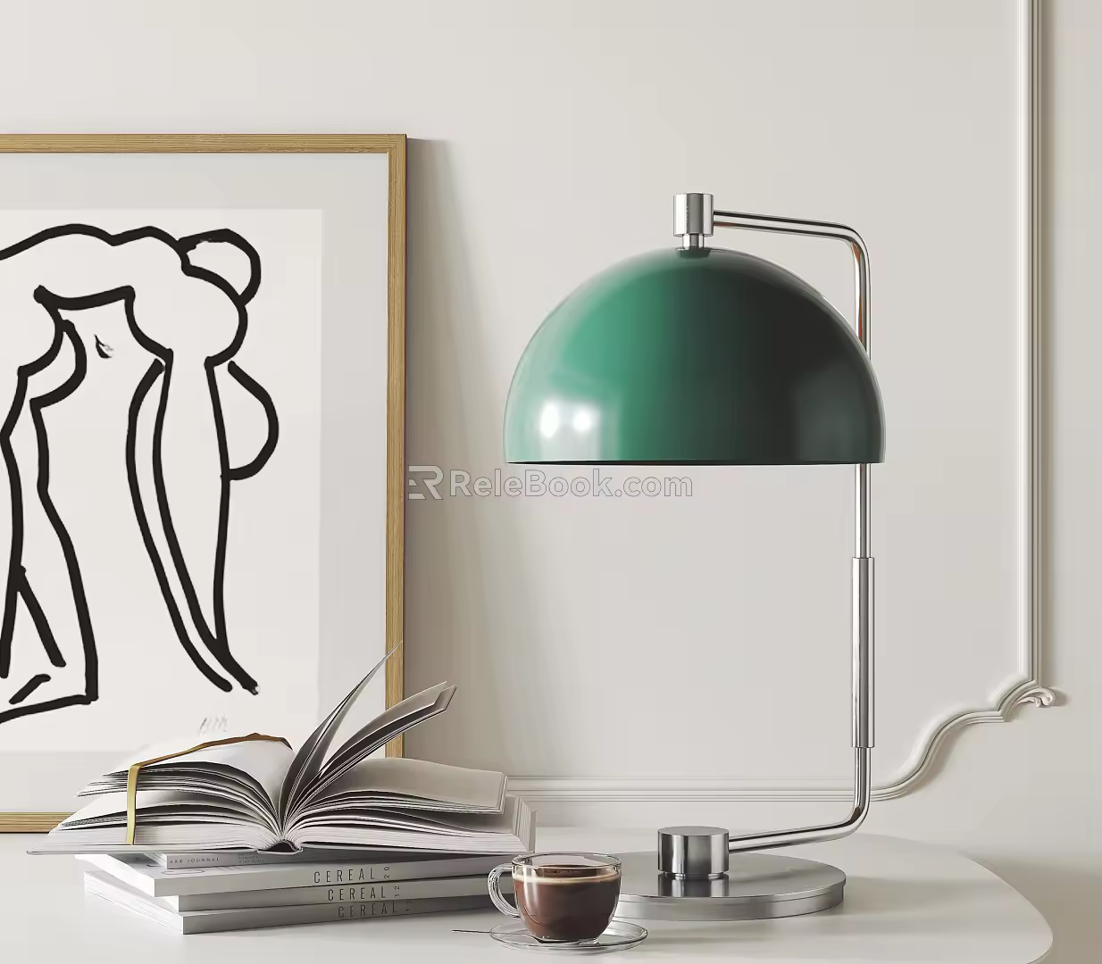 Modern table lamp 3d model