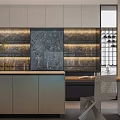 Italian Simple Sideboard 3d model