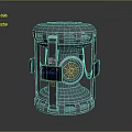science fiction nuclear reactor science fiction item science fiction component high-tech component science fiction equipment science fiction scene 3d model