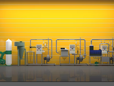 Modern Industrial LOFT Equipment Mechanical Equipment 3d model