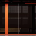 Modern Sports Fitness Studio With Glass Partitions And Wooden Flooring
