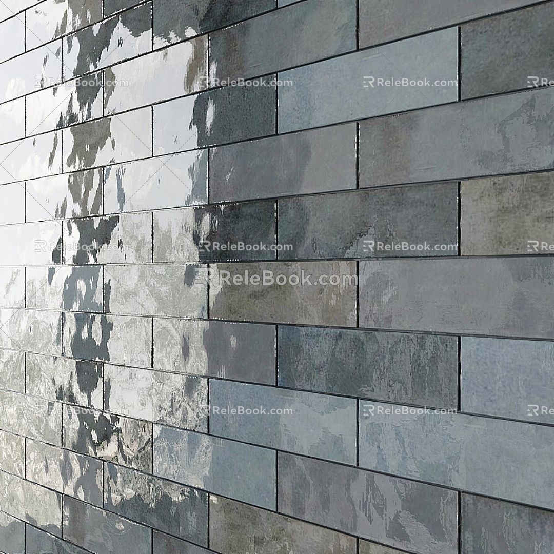 Glazed Tile Wall Tile Toilet Waterproof Tile 3d model